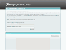 Tablet Screenshot of map-generator.eu